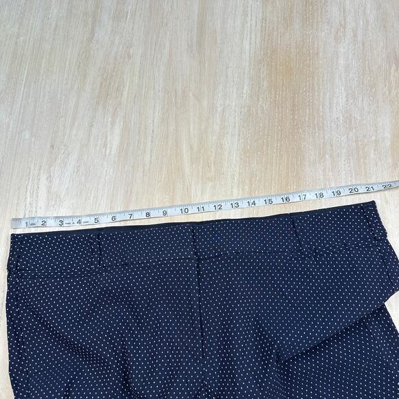 Lane Bryant Navy Blue Dot Stretch Waist Allie Boot Work Casual Dress Pants 22 - Picture 11 of 16